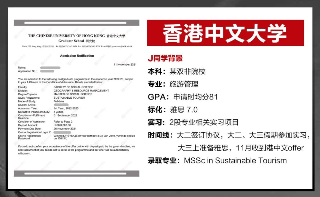 香港申请详解︱双非低GPA，突破“硬伤”录取港中文硕士的秘诀在于？